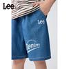 Lee Boys' Letter Print Casual Denim Shorts