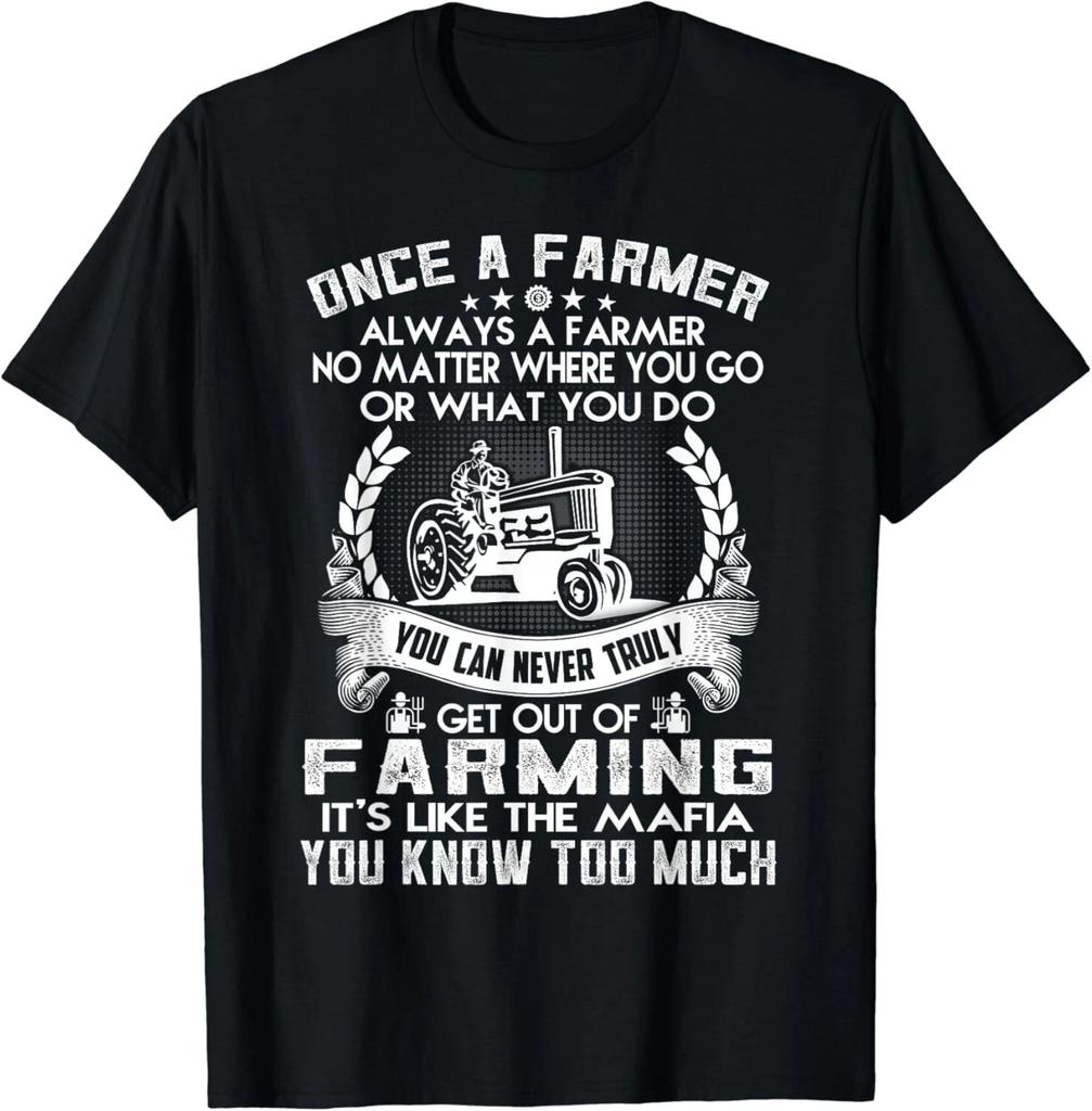 Once a farmer Always a farmer gift for farming Gift Unisex T-Shirt