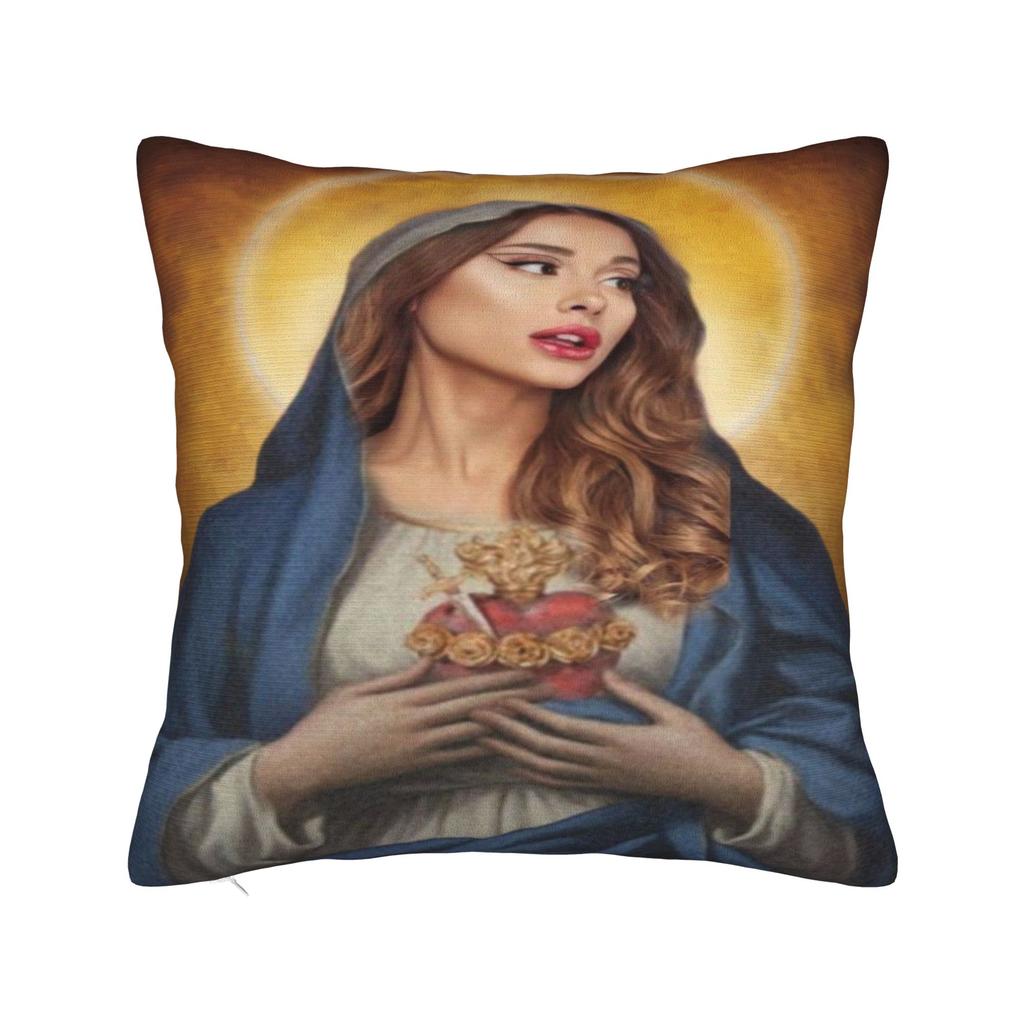 Ariana Grande music singer fan gift Pillowcase Cushion Cover Pillow Covers Soft and Sweet Home Decor Zippered Multiple Sizes
