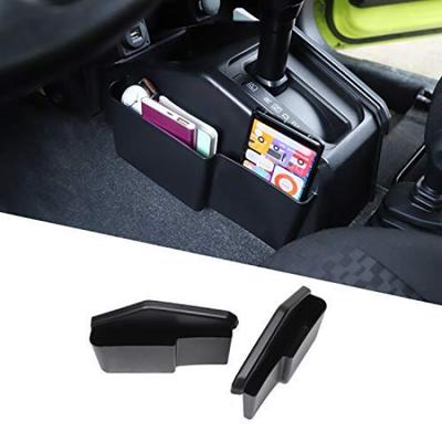 ANTC Pudełko do przechowywania na dźwignię zmiany biegów do Suzuki Jimny z miejscem na telefon i chusteczki Łatwe i odporne na ścieranie JB64/JB74 Telefon, Klucz, Torba, Montaż,