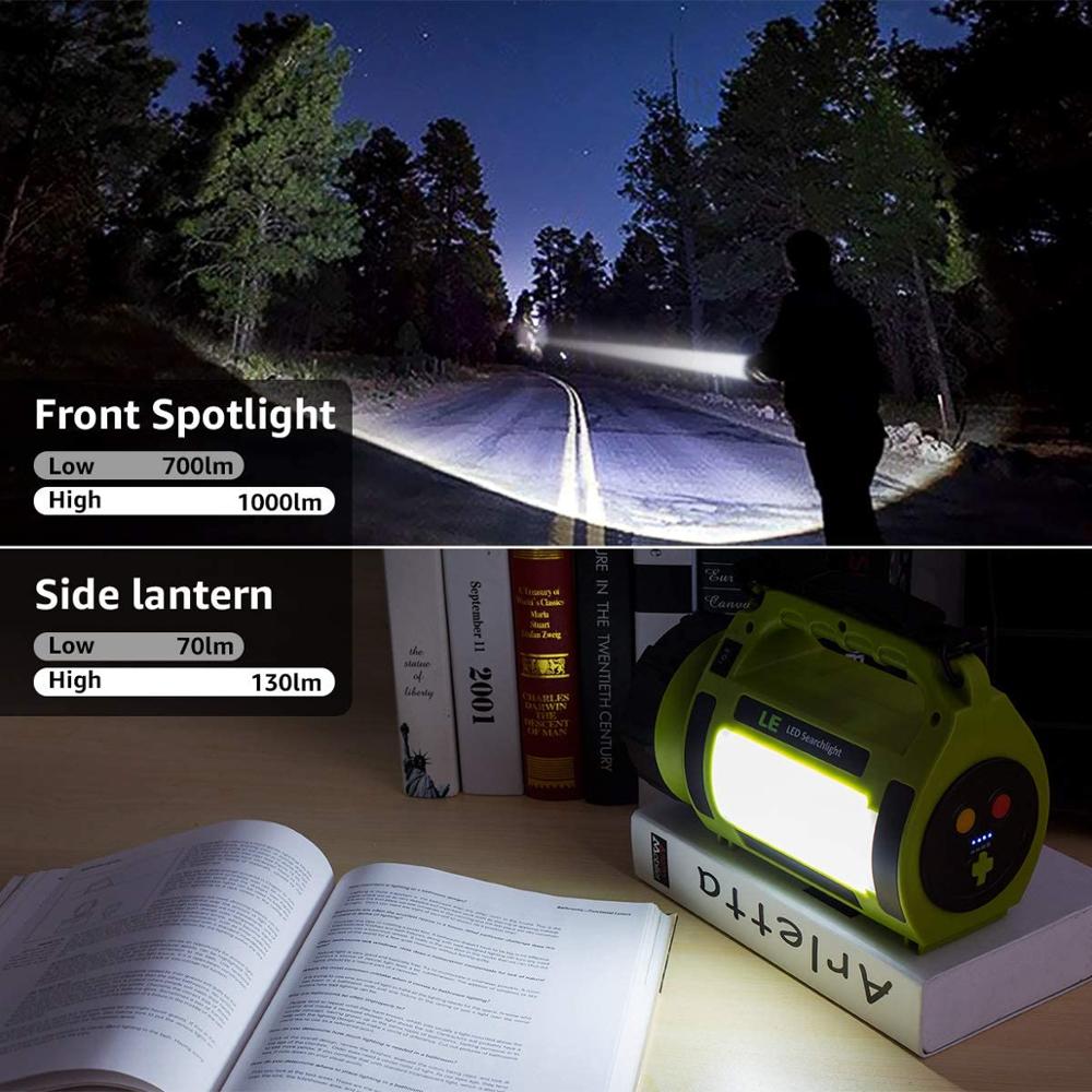 280W LED Work Light USB Rechargeable Work Lamp 3600mAh Power Bank Emergency Light Flashlight Camping Light Spotlight Worklight