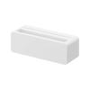 Jitsugyo (Yamazaki) Magnetic Toothpaste Tube Holder White W8.1 X D2.9 X H2.7cm MIST Floating Storage Toothpaste Tube Squeezer 10279