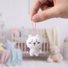 9 Pcs Plush Animal Keyring Charms Soft Stuffed Pendants Portable Accessory For Boys  Girls Ideal Birthday Favors