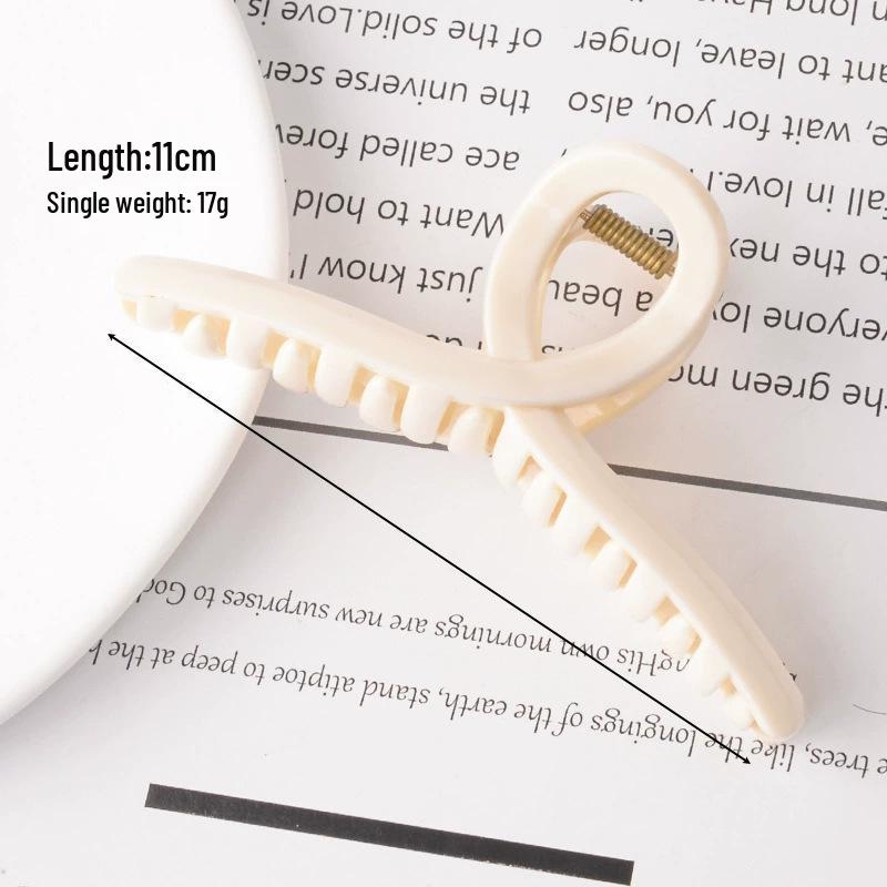 Large Metal Shark Hair Claw Clip – Korean Style Celebrity Hairpin