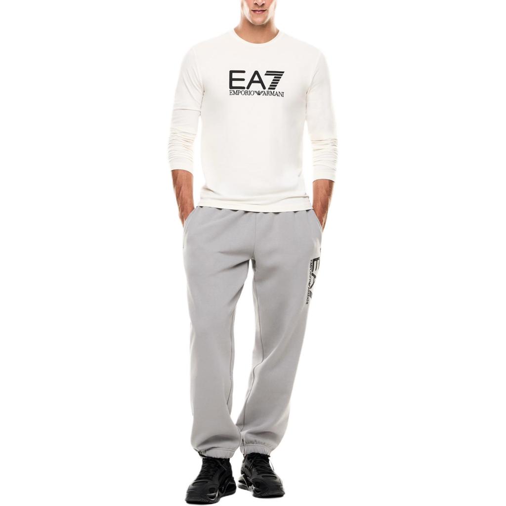 Emporio Armani EA7 Cotton Plain Knit Logo Crew Neck Short Sleeve T-Shirt Men Tops 7M000900-AF10373-M1166