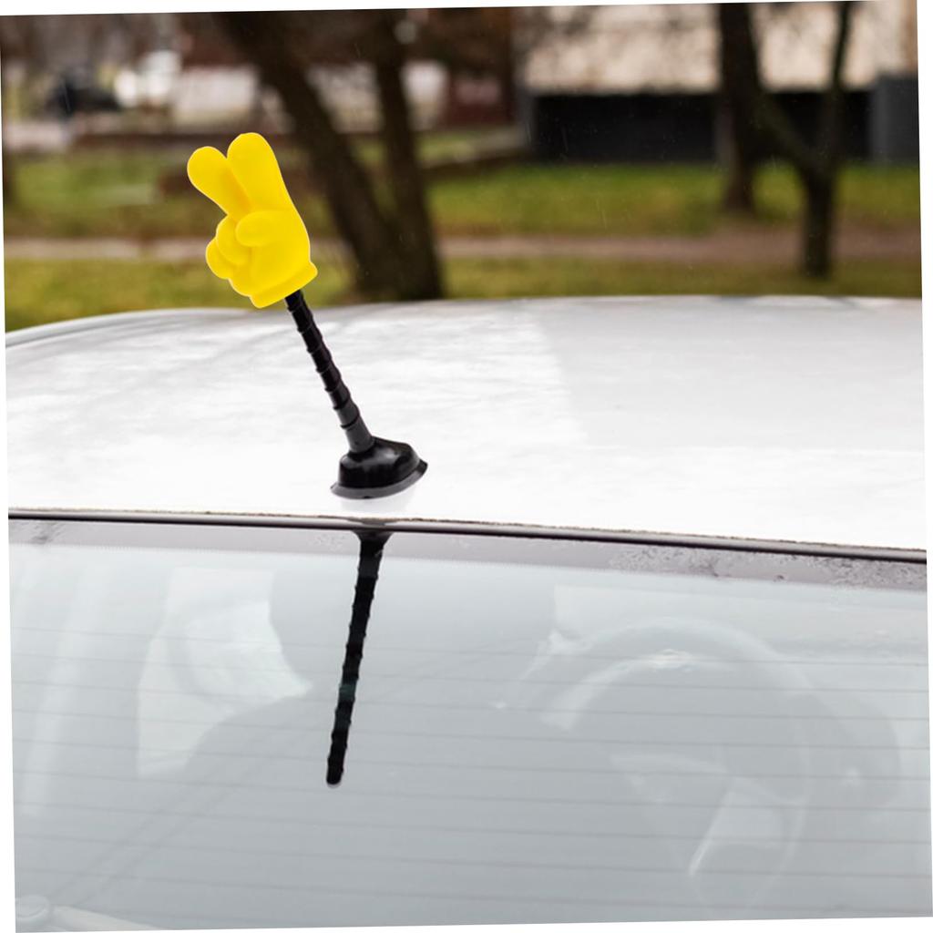 Baluue H Car Corner Guard Antenna Decoration Car Roof Antenna Auto Decoration