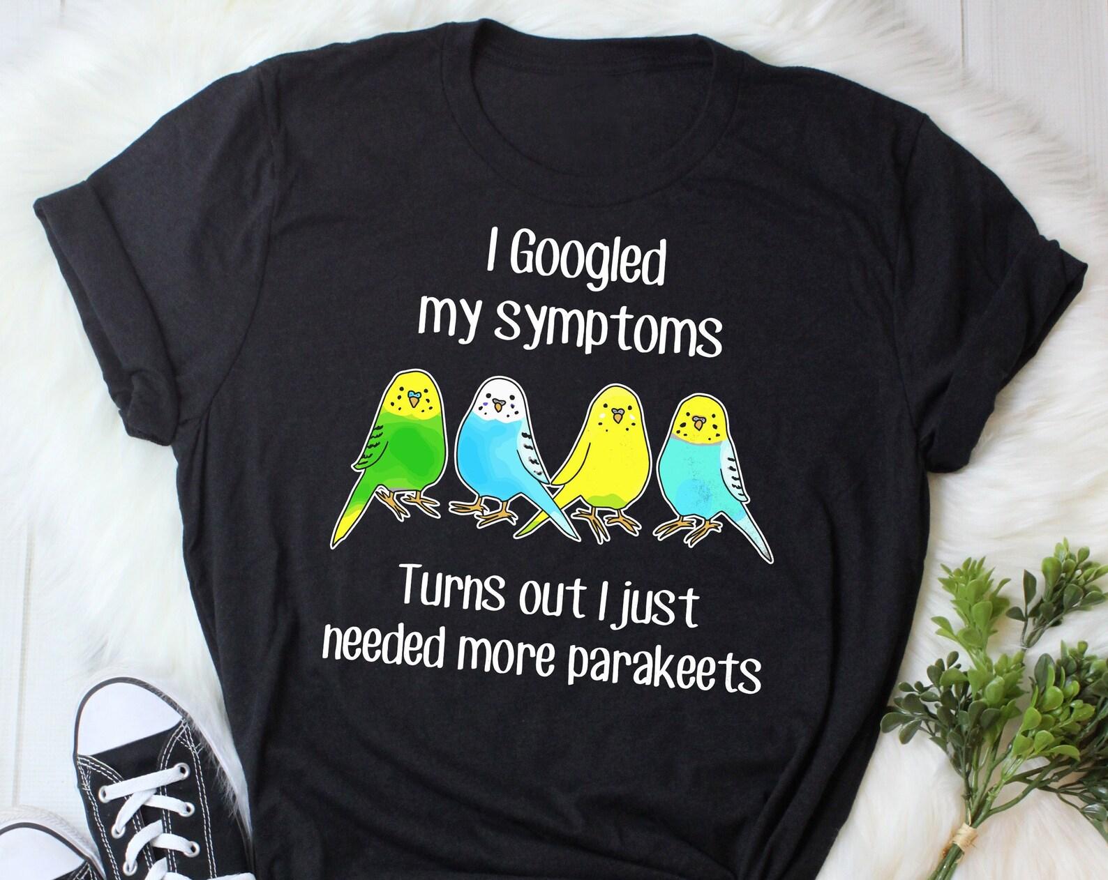 Parakeet Shirt, , , Funny Budgie Lover Gift, Cute Bird T-shirt, Budgerigar Tshirt, Pet Parrot Tee, Top, Green Blue Yellow Budgie 140