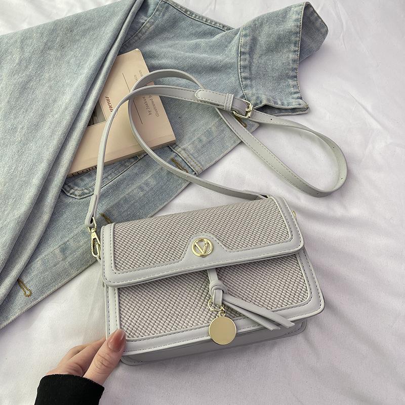 New Niche Design Fashionable Versatile Contrasting Color Small Square Bag Versatile Shoulder Messenger Women's Bag