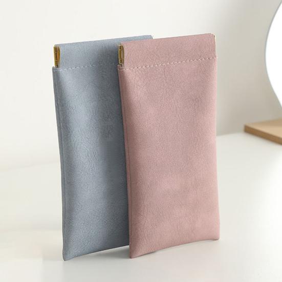 Pouzdro na brýle Pouzdro na brýle Vodotěsná měkká umělá kůže odolná proti rozbití Pouzdro na sluneční brýle se samozavíracím designem Cestovní pouzdro s tenkým rukávem