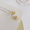 Charming Tulip Flower Earrings - Unique Niche Design with Clip-On Option