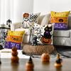 1/4Pcs Halloween Pillowcase, Halloween Ghost Pumpkin Cushion Cover, Decorative Sofa, Living Room, Bedroom Cushion Cover