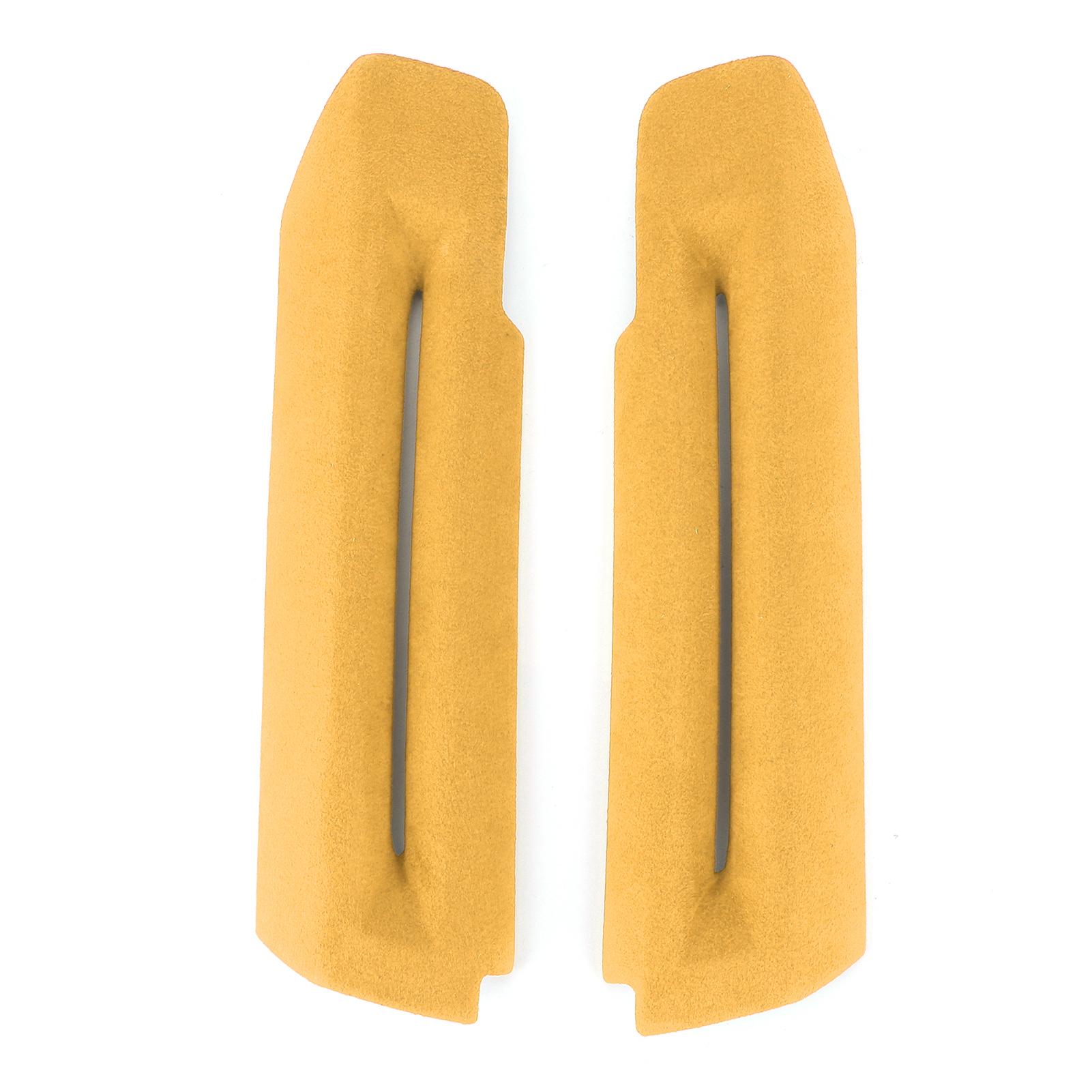 

Декоративная накладка на подлокотник двери из замши, отделка внутренней панели, подходит для Ford Mustang 2015–2020 Yellow