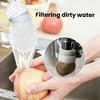 50PCS Faucet Filter Cotton Safe Tap Water Pre-Filter Pads Anti-Splashing for Daily Washing Kitchen Bathroom Use