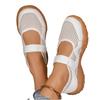Women Fashion Mesh Platform Casual Shoes Hook and Loop Closure Lightweight Breathable Slip On Comfortable Walking Sneakers