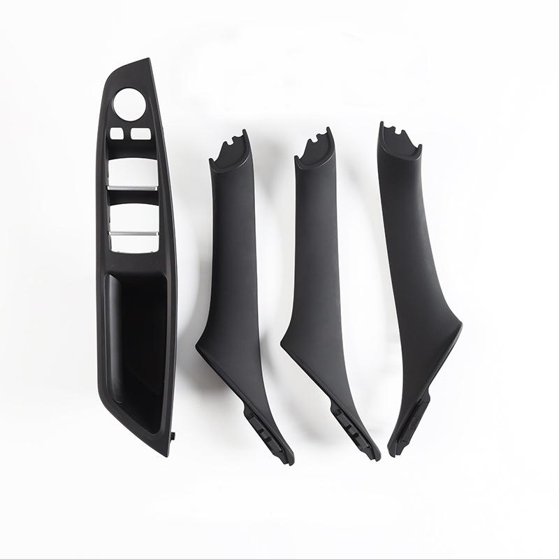 Carbon Fiber Inner Handle for F10 F11 F18 BMW 5 Series Armrest Pull Trim Cover 7 Pcs Set 51417225875 51417261933 51417225879