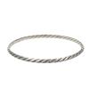 Used TIFFANY&Co. Bracelet Knife Edge Twist Sterling Silver 11.0g Silver Bangle