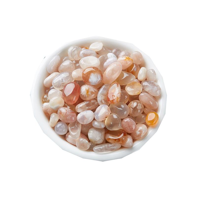 Natuurlijke Gemengde Agaat Steen Getrommelde Stenen Kiezel Aquarium Decoratie Bloempot Succulenten Stenen Landschap Woondecoratie