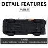 1:32 Toyota Land Cruiser LC79 Single Cab Off Road Pickup Truck Alloy Car Model Diecast Metal Toy Vehicle Car Model Collectibles