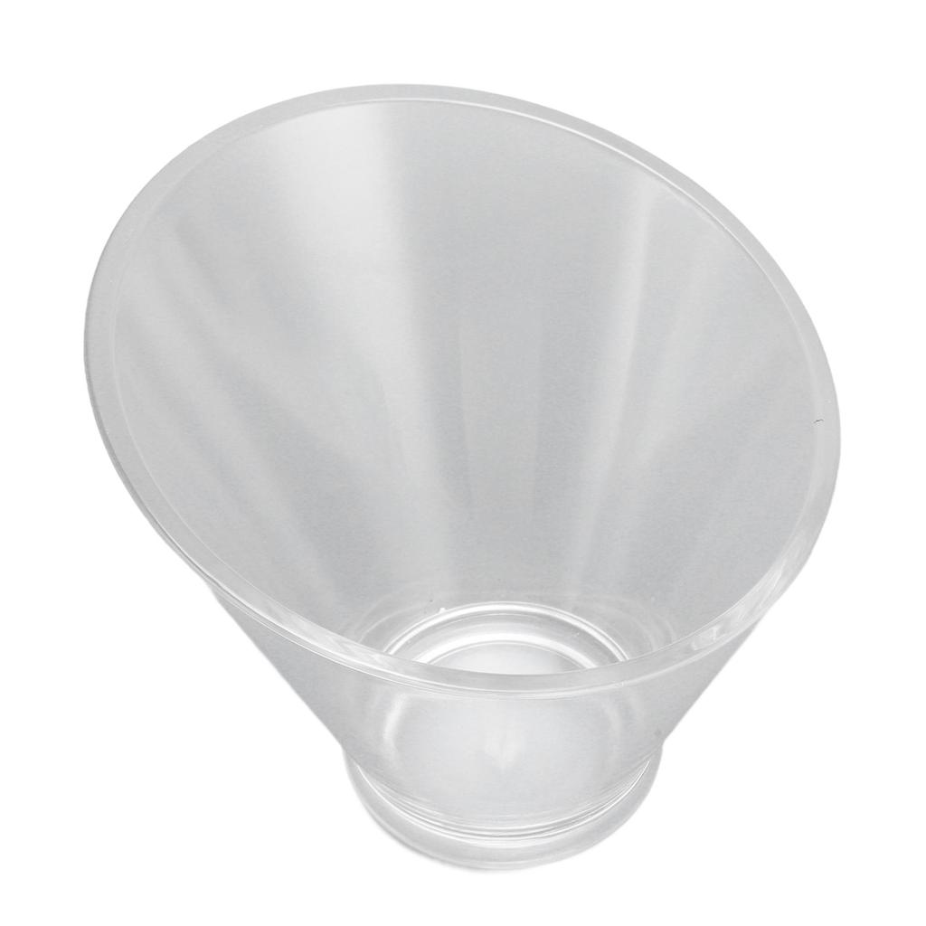 Acrylic Salad Bowl Slanted Salad Mixing Bowls Skid Resistant Bottom Serving Bowl for Pasta Fruit Sauces