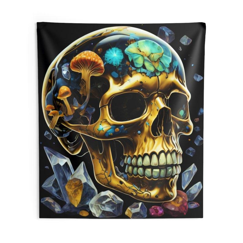 mushroom tapestry 75x100