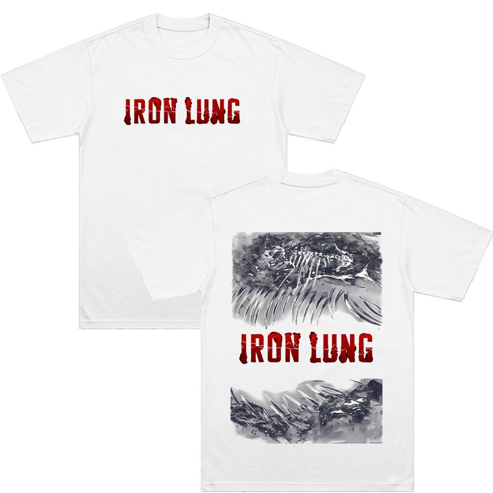 

Iron Lung Movie Graphic T Shirts Trending Tee Shirt for Couple Summer Y2K Retro Print Tees Women Unisex Cotton Crewneck Comfort Top S