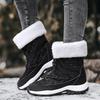 Stivali da donna Scarpe invernali impermeabili Stivali da neve Piattaforma Mantieni caldi stivali neri alla caviglia