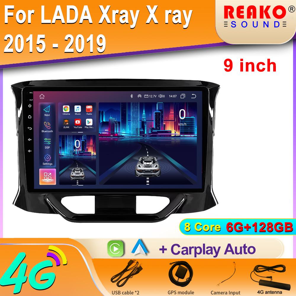 For LADA Xray X ray 2015 - 2019 Android OS Wireless CarPlay Auto Car Radio Multimedia Video Player 4G WIFI GPS Camera Navigation
