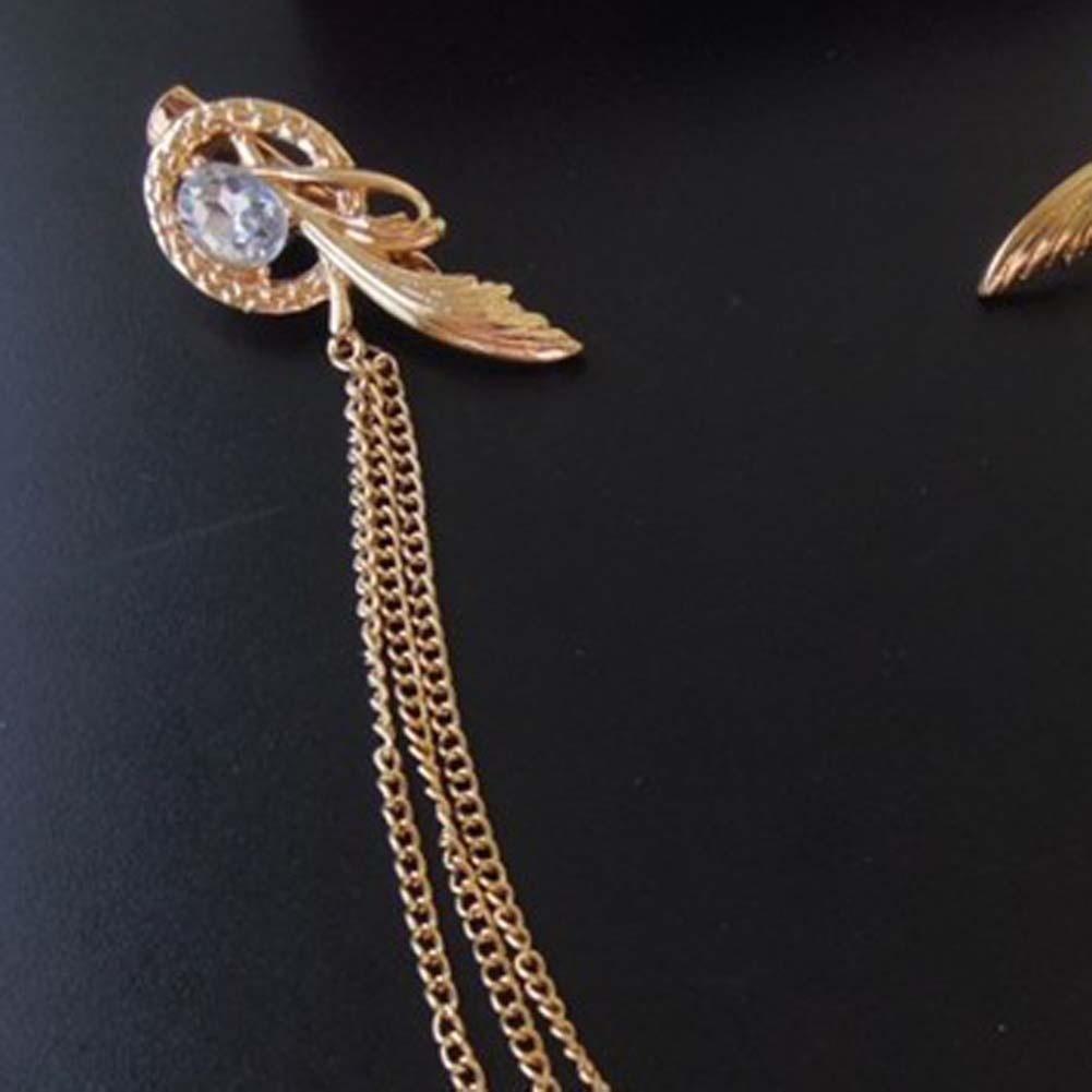 Buy Women Tassels Hair Clip Hairpin Hair Accessory Golden Metal Bird