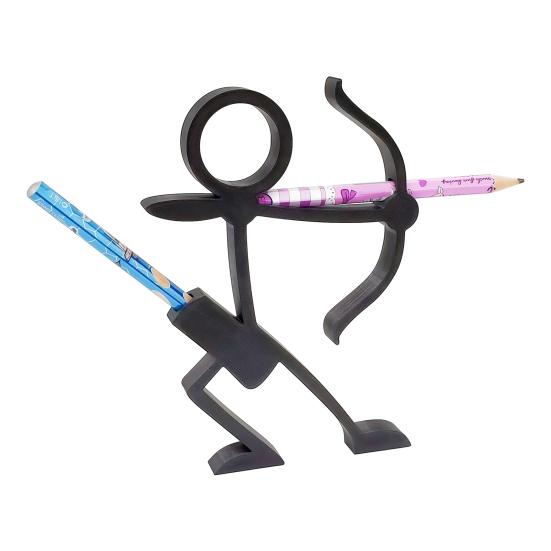

Creative Stickman Pen Holder 3D Printed Line Figure Pencil Display Stand Novelty Stationery