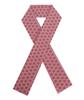 [Hasegawa] Japanese-style half-collar, made of Futakoshi crepe silk, pink hemp pattern, made in Japan.