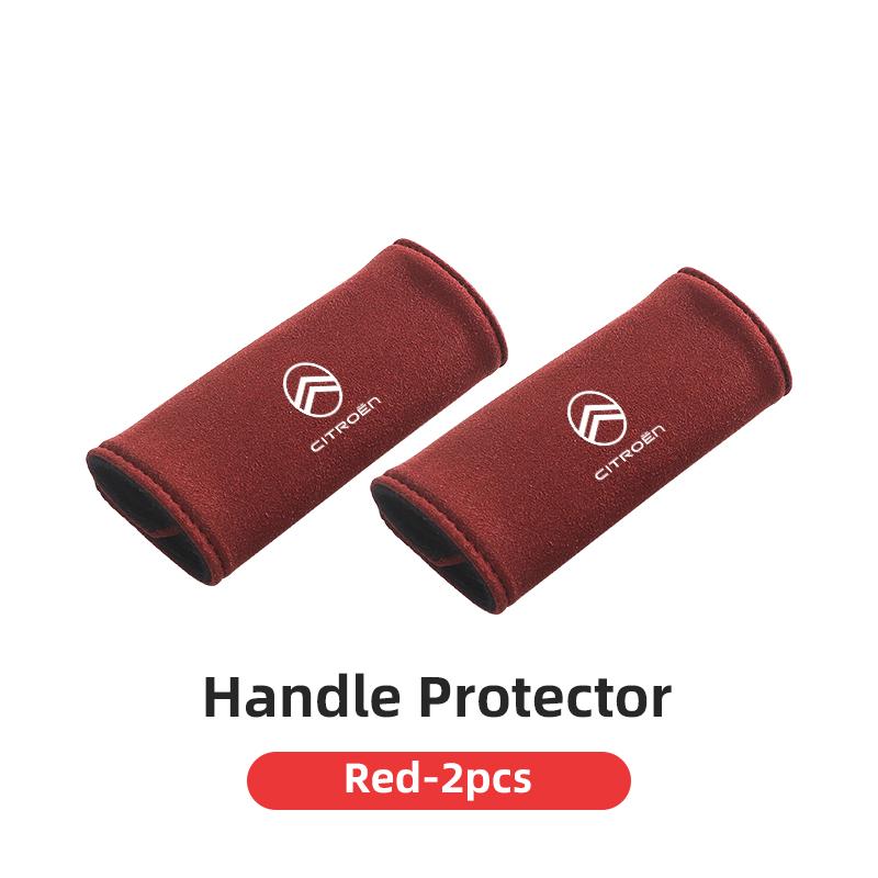 Car Roof Handle Cover Suede Roof Grab Handle Grip For Citroen C3 C4 C5 C1 C2 Berlingo Celysee Xsara Picasso Interior Accessories
