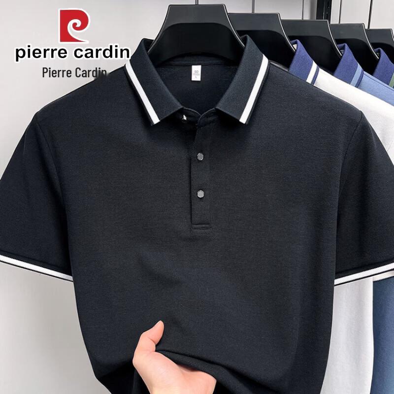 

Pierre Cardin Men s Cotton Blend Short Sleeve Polo Shirt M/48