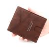Vintage Men's Short Wallet Multi-position Leather Coin Pocket Fashion PU Card Bag  Male