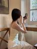 Spring-Summer Lace Trim Off-Shoulder Slim-Fit Camisole Lingerie for Women