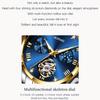 OUPINKE Waterproof Moon Phase Tourbillon Automatic Mechanical Watch Women's Watch Women's Watch