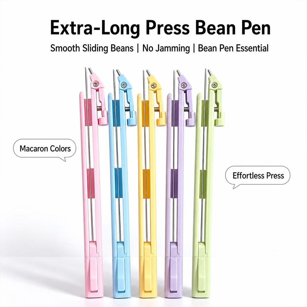 Automatic Dispensing Bead Pen Smooth Gliding Puzzle Bead Tool Bead Placement Tool Puzzle Assembly