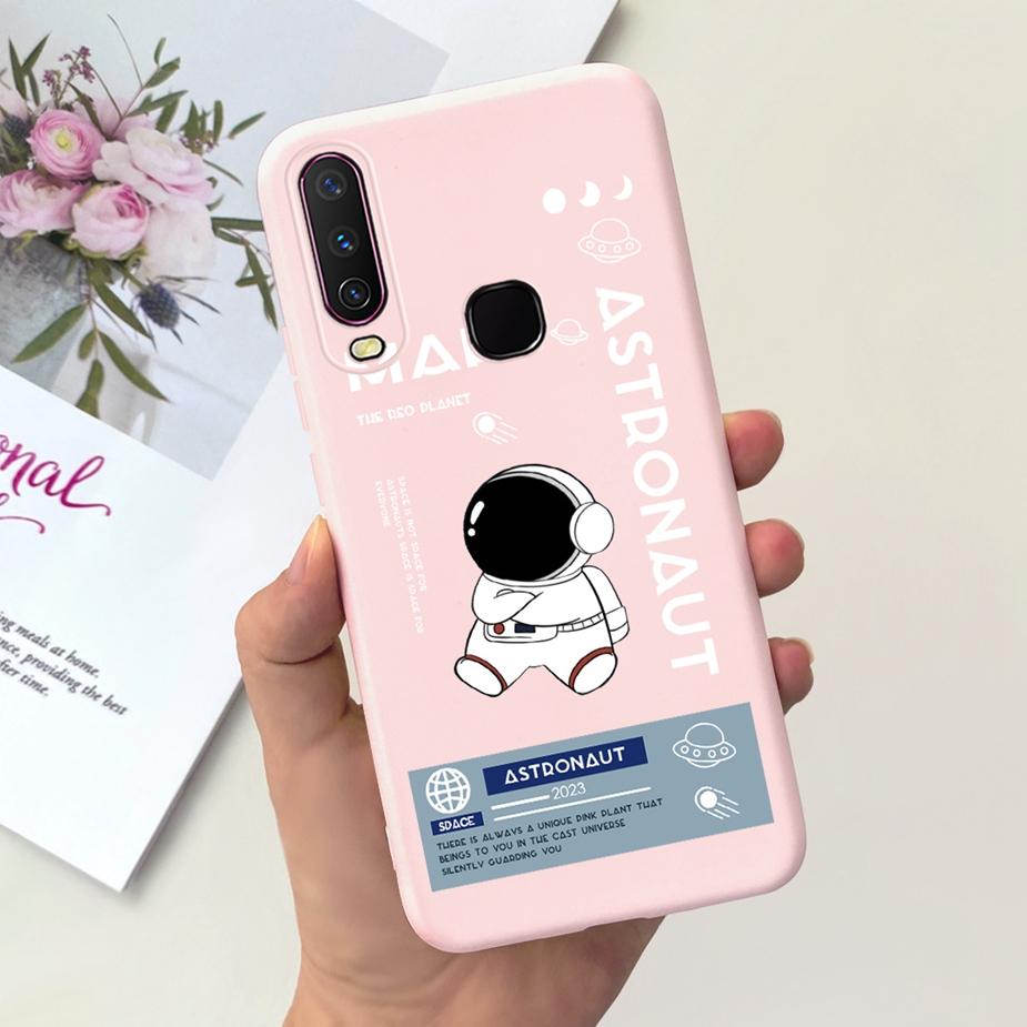 For Vivo Y12 Case Vivo Y15 Y17 1902 1904 Cute Fashion Cartoon Cover Soft Silicone Phone Case For Vivo Y15 Y 12 17 VivoY12 Fundas