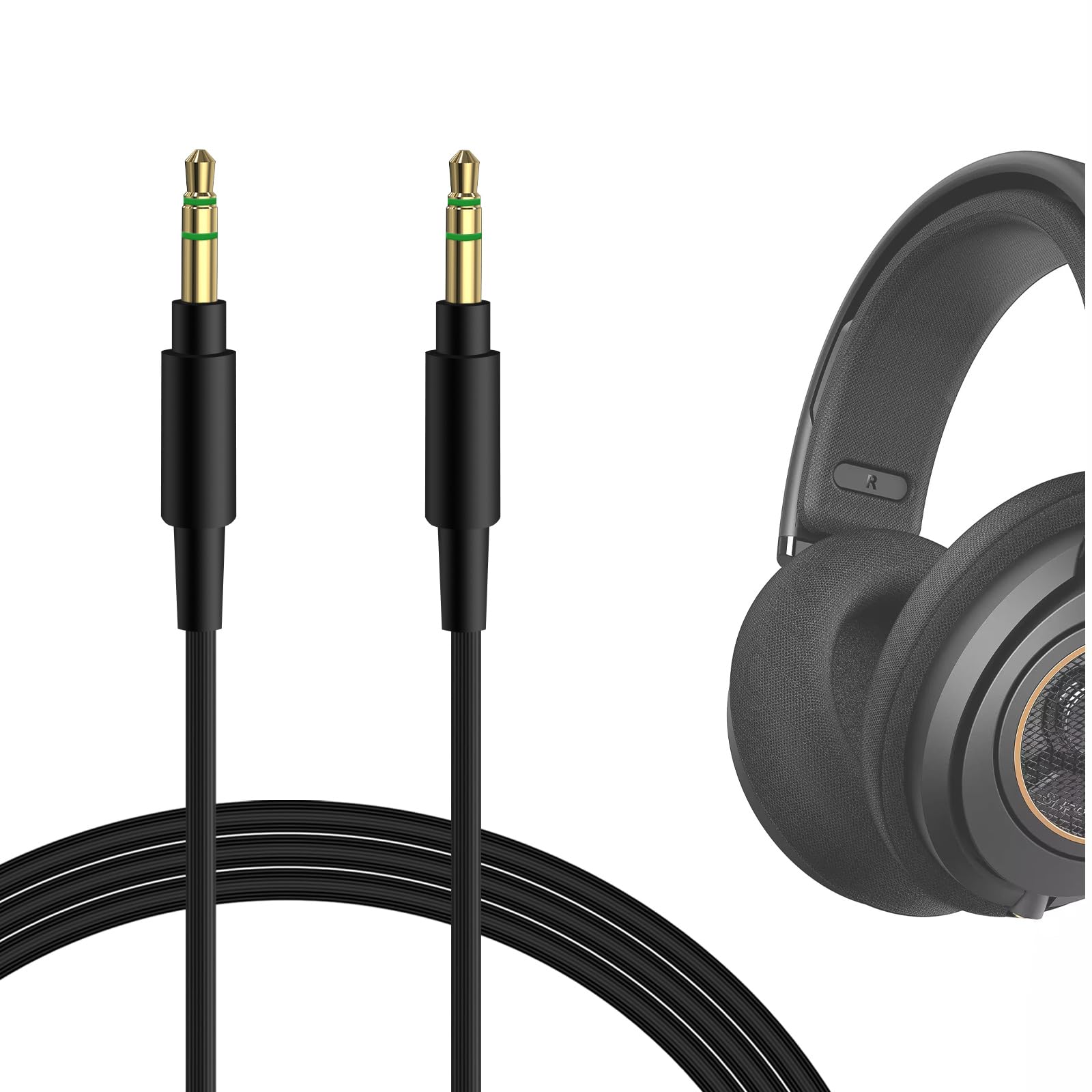 

Совместимость кабеля Geekria Аудиокабель Philips PHILIP A4216 Jabra Jabra Move Style Elite 85h Наушники подходят для SHP9500, SHP6000, Edition, кабель, 1,2 м
