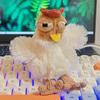 Rooster Toy Plush Keychain Cartoon Plush Toy Bag Decoration Funny Animal Dolls