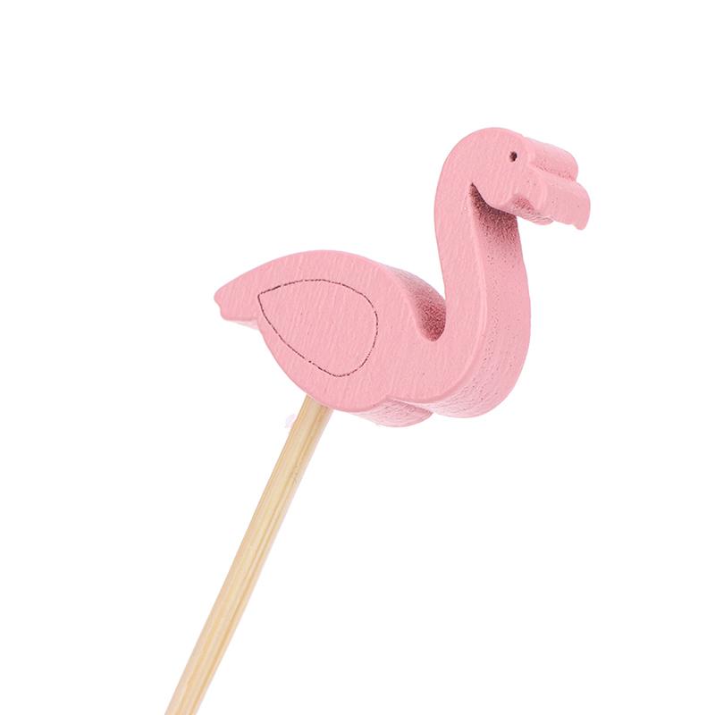 100Pcs Mix Fruit Bamboo Pick Buffet Cactus Leaves Cupcake Fruit Fork Salad Stick