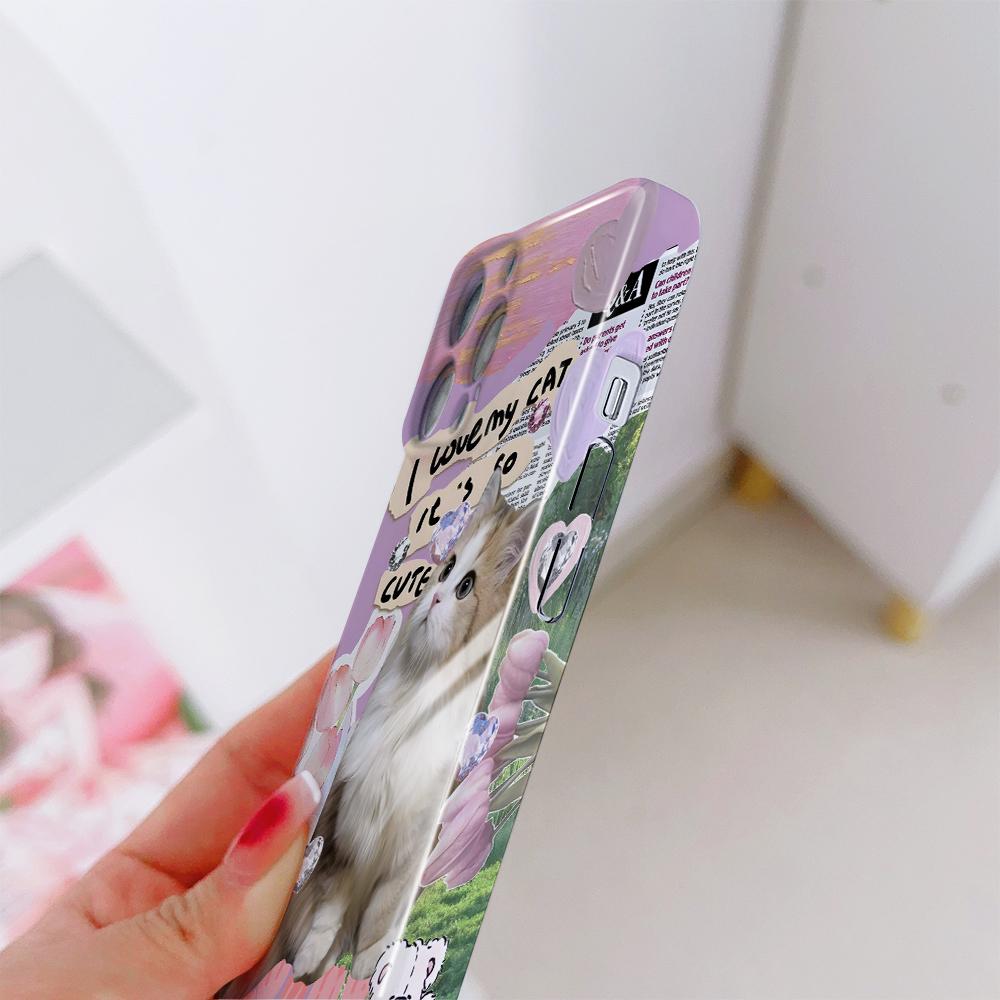 All-inclusive Film Handyhülle Cartoon Mode Design Hartschale Vollständige Abdeckung Kameraschutzhülle für iPhone Huawei Honor Vivo Google