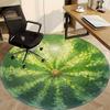 1pc Watermelon Chair Carpet for Office Non-Slip, Machine Washable Rug for Office, Room - Holiday Decor, Machine Made Yy251016144