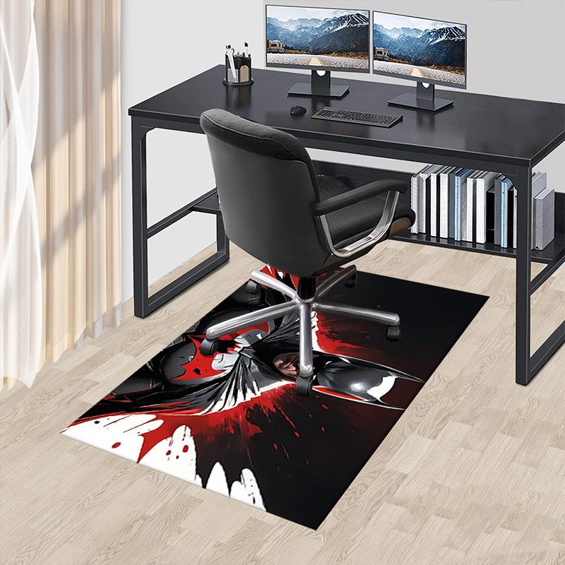 

Batman,Dynamic Office Carpet Chair Mats, Home Decor Dormitory Floor Protector With Anti-Skid Backing, Large Area Coverage, Christmas Decorat 60cm by 90cm
