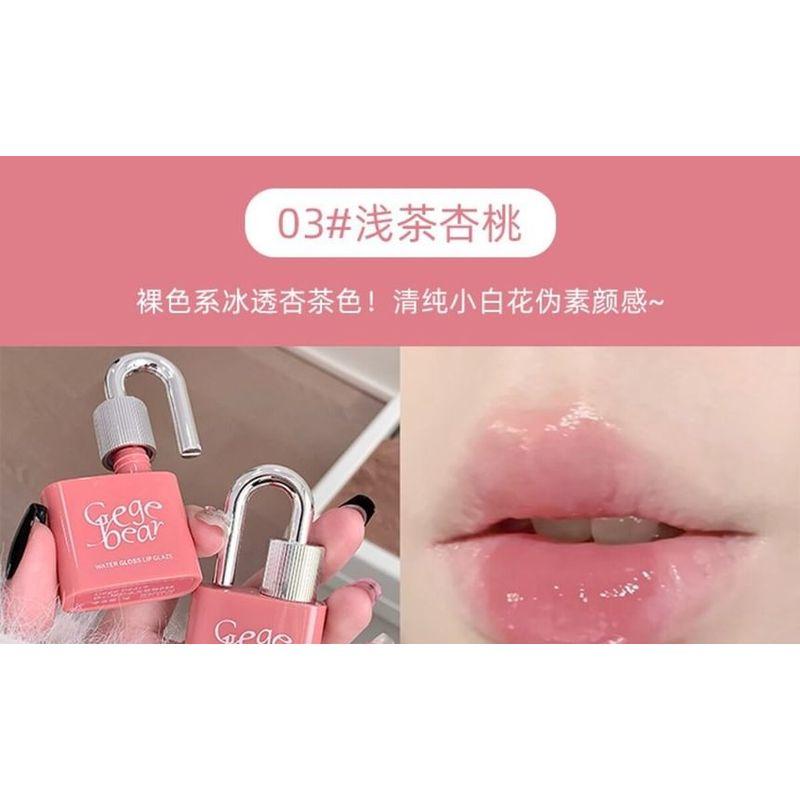 Gege Bear - Lock Heart Süßer Wasser Lipgloss - 1-3