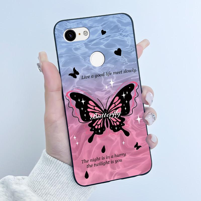 Husă Drăguță Pentru Google Pixel 3/Pixel 3XL Carcasă Imprimată Funda Pentru Google Pixel 3A XL Coque Husă Protectoare Carcasă Moale din Silicon