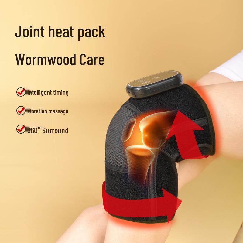 Electric Heated Knee Massager with Smart Temperature Control for Middle-aged and Elderly