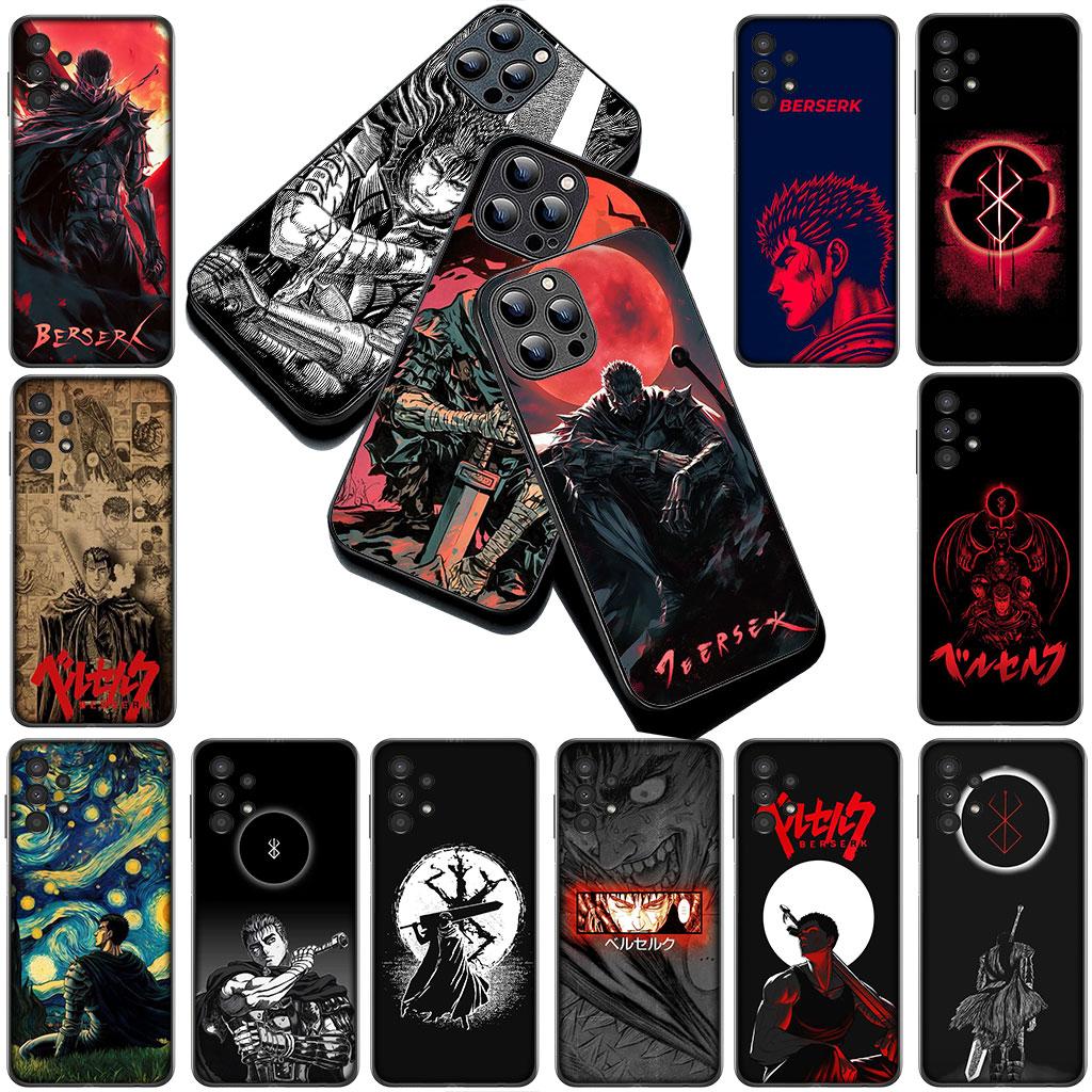 Berserks Comics Guts Silicone Phone Cover for Apple iPhone 17 Air 12 13 Pro Max Mini ProMax 7 + 8 Plus Soft Case