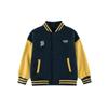 Children's Baseball Jacket for Autumn and Winter, Fleece Sweatshirt for Older Kids, Boys' Fleece-Lined Jacket, Girls' Top, Letter Cardigan