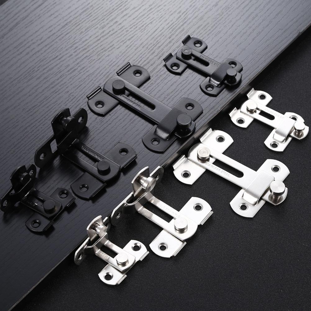 Multi-Purpose Sliding Door Cabinet File Cabinet Furniture Lock Bolt 90 Degree Easy Install