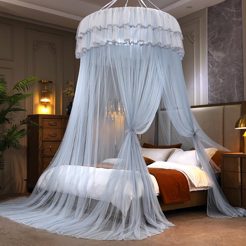 Hanging Dome Mosquito Nets Foldable Encrypted Net Home Bed Nets for 1.5 1.8 Meter Bed Princess Ceiling Net